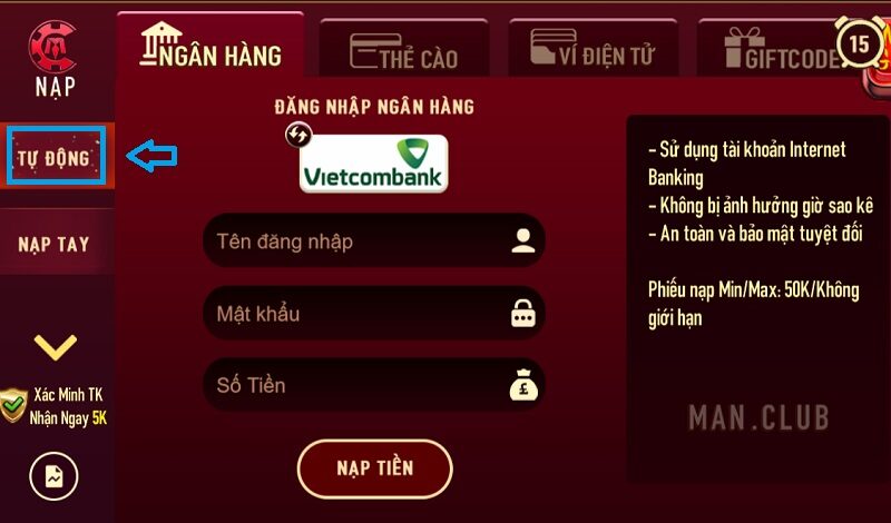 Hướng dẫn rút tiền thưởng nhanh chóng qua ngân hàng
