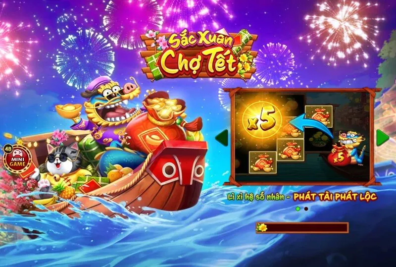 Sắc Xuân Chợ Tết Hit Club - Nổ hũ, rinh lộc về nhà
